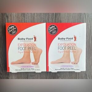 Lot Of 2 NEW Original Baby Foot LAVENDER Foot Peel.